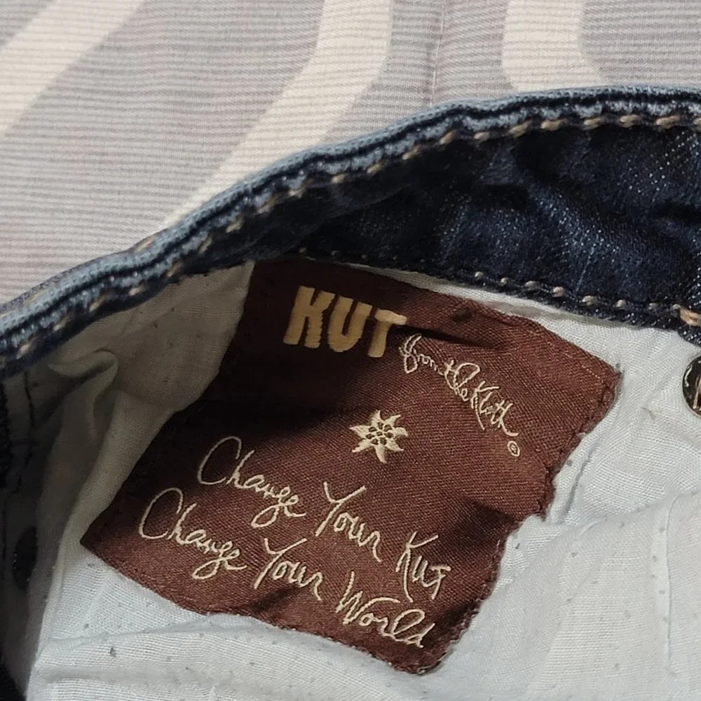 Kut FROM THE KLOTH Womens 10 Skinny Jeans Classic Fit Casual Denim Mid Wash - Picture 4 of 5